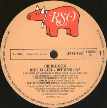 Bee Gees: Here At Last... Bee Gees ...Live