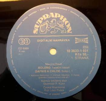 The Czech Philharmonic Orchestra: Bolero / Daphnis Et Chloe (Ballet Suites Nos. 1 And 2)