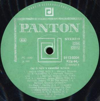 Originální Pražský Synkopický Orchestr: Čaj O Páté V Kavárně Vltava