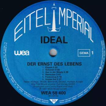 Ideal: Der Ernst Des Lebens