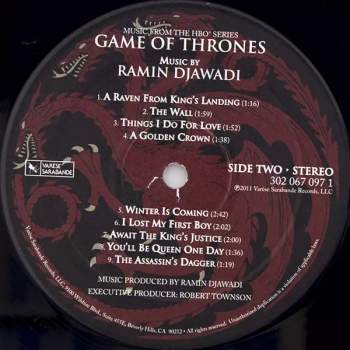Ramin Djawadi: Game Of Thrones (Music From The HBO Series) LTD