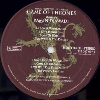 Ramin Djawadi: Game Of Thrones (Music From The HBO Series) LTD