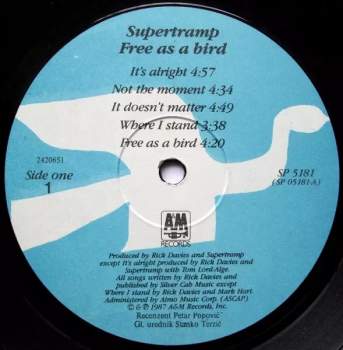 Supertramp: Free As A Bird