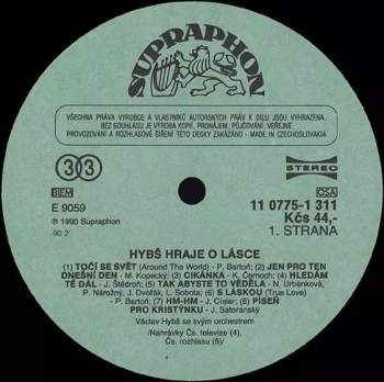 Václav Hybš: Hraje O Lásce