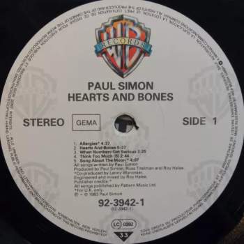 Paul Simon: Hearts And Bones