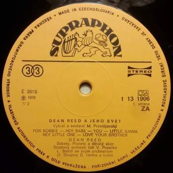 Dean Reed: Dean Reed A Jeho Svět