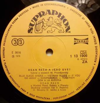 Dean Reed: Dean Reed A Jeho Svět