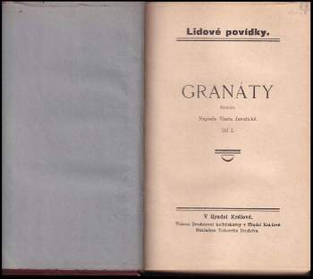 Vlasta Javořická: Granáty