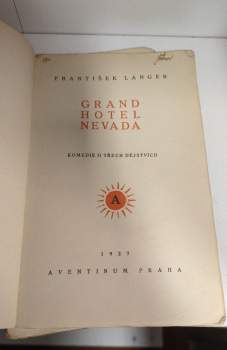 František Langer: Grand hotel Nevada
