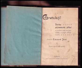 Eduard Just: Gratuluji!