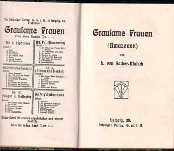 Leopold von Sacher-Masoch: Grausame Frauen