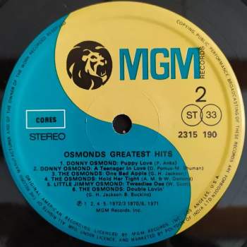 The Osmonds: Greatest Hits