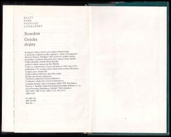 Xenofón: Grécké dejiny