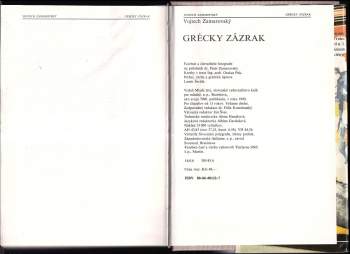 Vojtěch Zamarovský: Grécky zázrak
