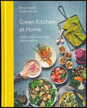 Green kitchen at home