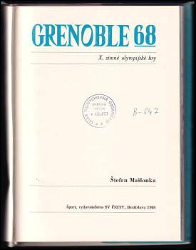 Štefan Mašlonka: Grenoble 68