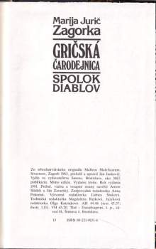 Marija Jurić Zagorka: Gričská čarodejnica
