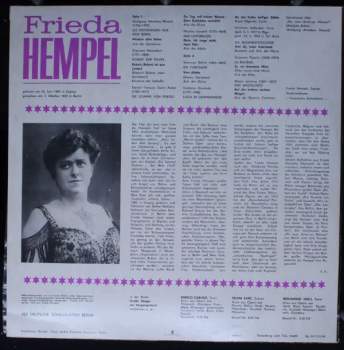 Frieda Hempel: Große Sänger Der Vergangenheit - Frieda Hempel