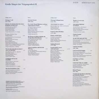 Various: Große Sänger Der Vergangenheit II (2xLP)