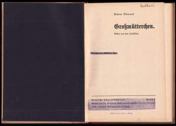 Božena Němcová: Grossmütterchen