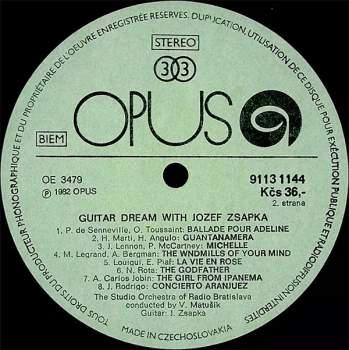Jozef Zsapka: Guitar Dream With Jozef Zsapka (82 1)