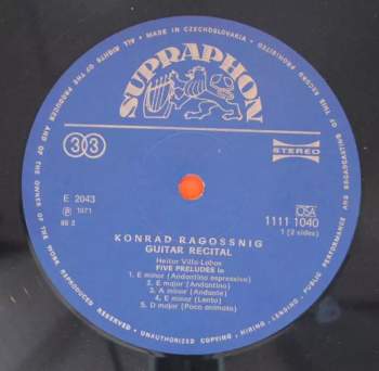 Konrad Ragossnig: Guitar Recital