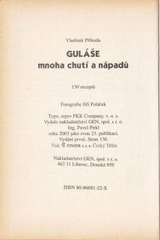 Vladimír Příhoda: Guláše mnoha chutí a nápadů