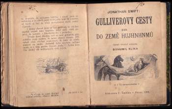 Jonathan Swift: Gulliverovy cesty díl I-III (Do Liliputu, Do Brobdénňaku, Do země Hujhnhnmů)