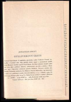 Jonathan Swift: Gulliverovy cesty