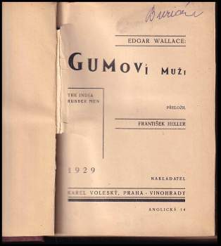 Edgar Wallace: Gumoví muži