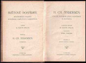 Hans Christian Andersen: H. Ch. Andersen, Úplný soubor jeho pohádek a povídek