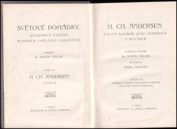 Hans Christian Andersen: H. Ch. Andersen, Úplný soubor jeho pohádek a povídek