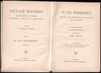 Hans Christian Andersen: H. Ch. Andersen, Úplný soubor jeho pohádek a povídek