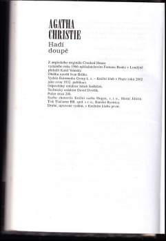 Agatha Christie: Hadí doupě