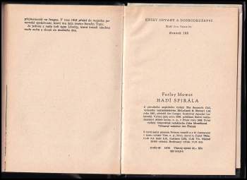 Farley Mowat: Hadí spirála