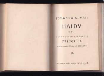 Johanna Spyri: Haidy