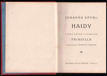 Johanna Spyri: Haidy