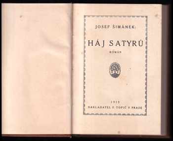 Josef Šimánek: Háj satyrů