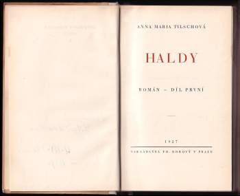 Anna Maria Tilschová: Haldy