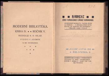 Jules Laforgue: Hamlet, čili, Následky lásky synovské