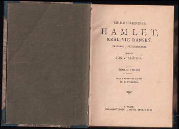 William Shakespeare: Hamlet, králevic dánský