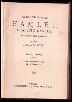William Shakespeare: Hamlet, králevic dánský