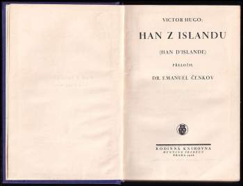 Victor Hugo: Han z Islandu