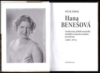 Petr Žídek: Hana Benešová