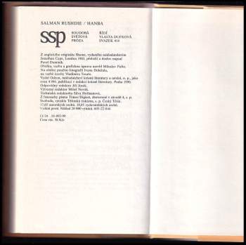 Salman Rushdie: Hanba