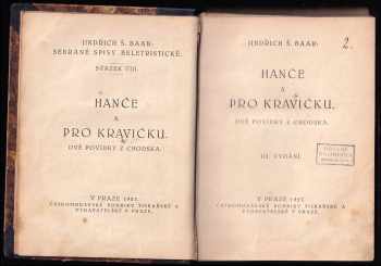 Jindřich Šimon Baar: Hanče a Pro kravičku