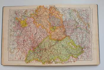 Eduard Gaebler: Hand-Atlas über alle Teile der Erde in 155 Haupt- und Nebenkarten auf 72 Tafeln