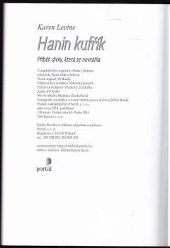 Karen Levine: Hanin kufřík