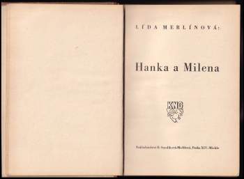 Lída Merlínová: Hanka a Milena