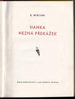 Marja Kosnarová: Hanka nezná překážek